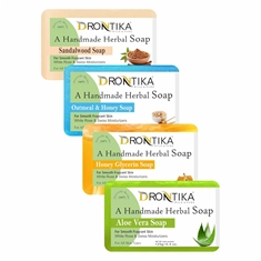 Handmade Aloe Vera, Oatmeal, Sandalwood & Honey Glycerin soap